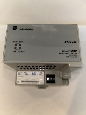 Allen-Bradley 1794-AENTR Network Adapter, Flex I/O, EtherNet/IP, Dual Media, 24V