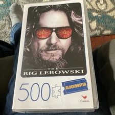500 Piece Puzzle The Big Lebowski movie Retro Blockbuster VHS Case 18x24 Vintage