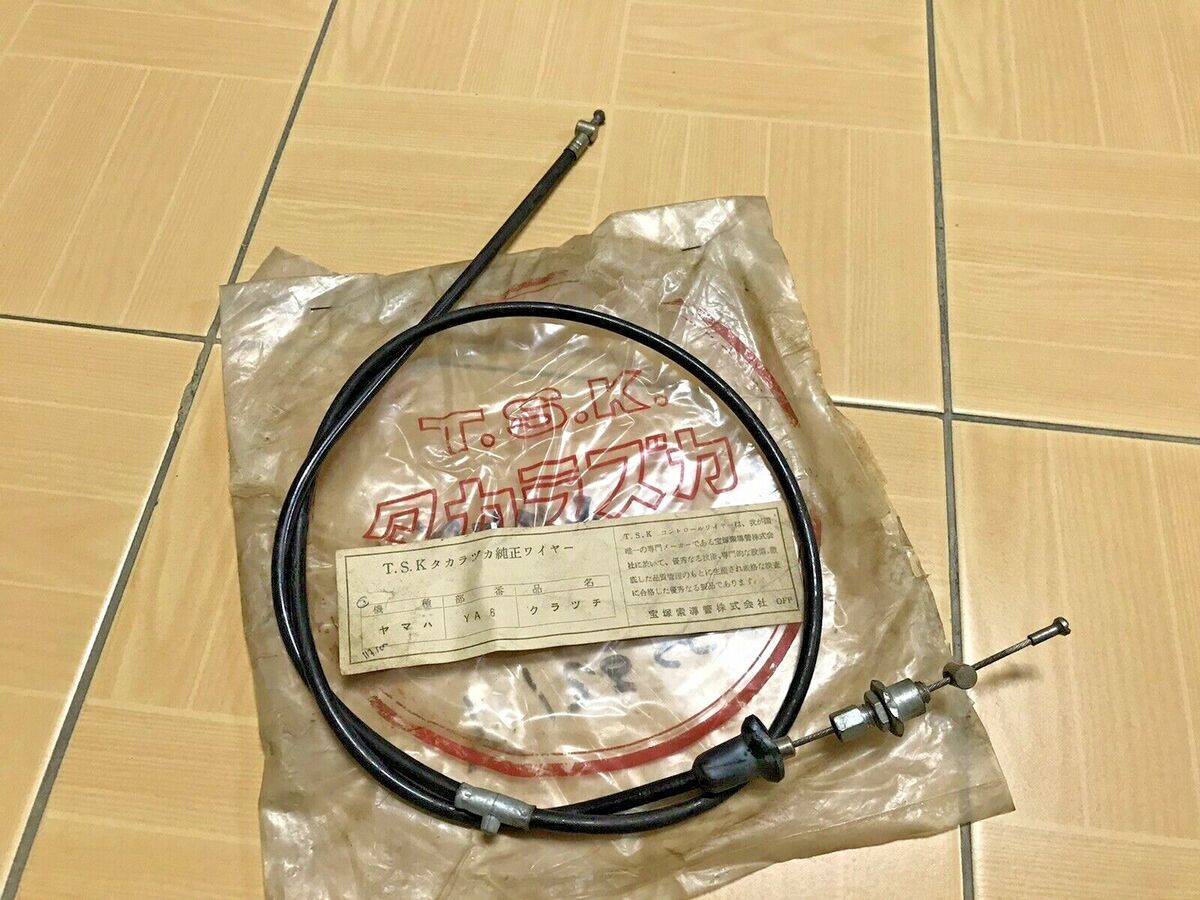 Yamaha 125cc. 2strokes YA6 YA-6 A7 YA7 Wire Clutch Cable NOS 117.5cm. TSK Japan