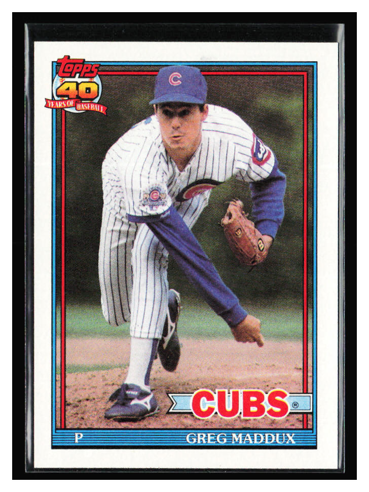 1991 Topps #35 Greg Maddux