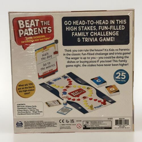 BEAT THE PARENT Gioco da Tavolo Gioco Famiglia-Game Night Spin Master Games - Foto 2 di 2