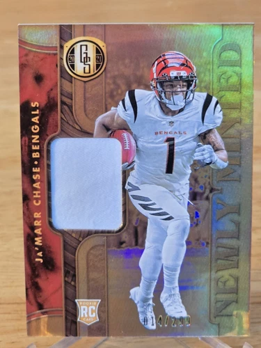 2021 JaMarr Chase Gold Standard Newly Minted Rookie Patch /299