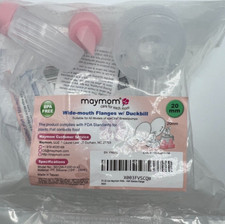 Mayman 20mm Wide-Mouth Flanges With Duckbill 2 Pack S012W-F20D.m.x2