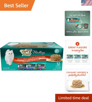 Purina Medleys Chicken Florentine & Primavera Variety Pack - 12 x 3 oz. Cans