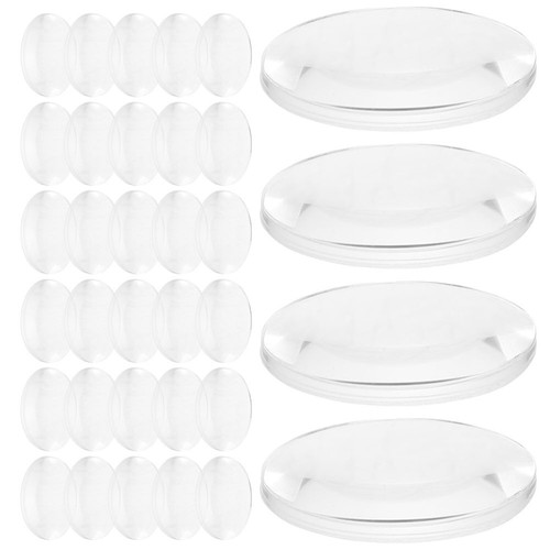 50 Pcs Biconvex Lens Optical for Teaching Lenses Physics Laboratory - Picture 7 of 12