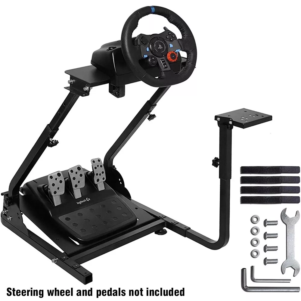 Hottoby Racing Wheel Stand Racing Simulator Cockpit Fit PC