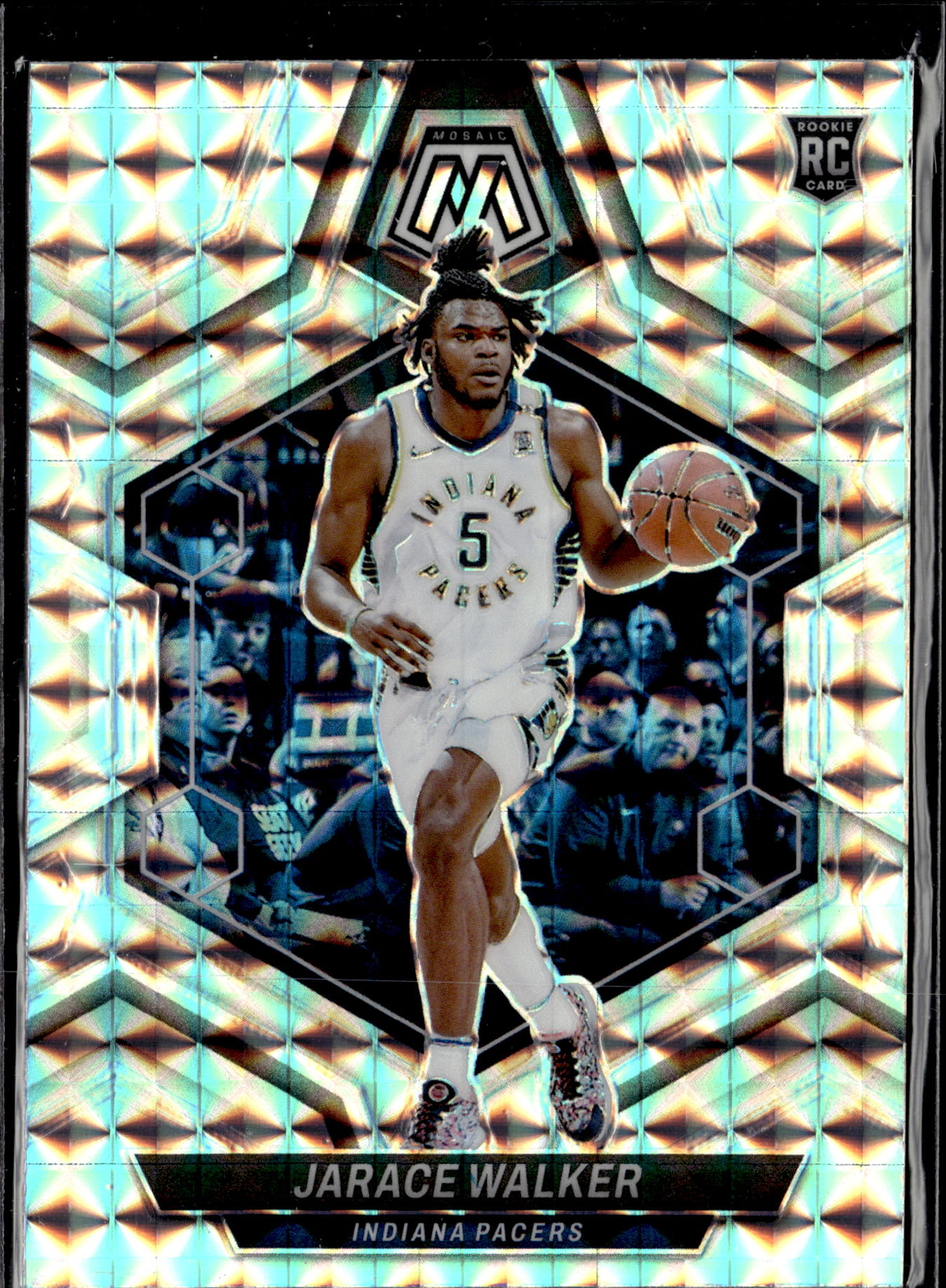2023-24 Panini Mosaic #210 Jarace Walker Mosaic Prizm Rookie Indiana Pacers