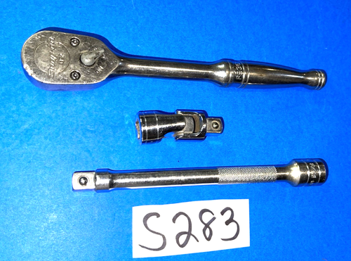 SNAP ON TOOLS 3 PIECE 3/8 DRIVE RATCHET, EXTENSION & UNIVERSAL SWIVEL JOINT - Bild 4 von 14