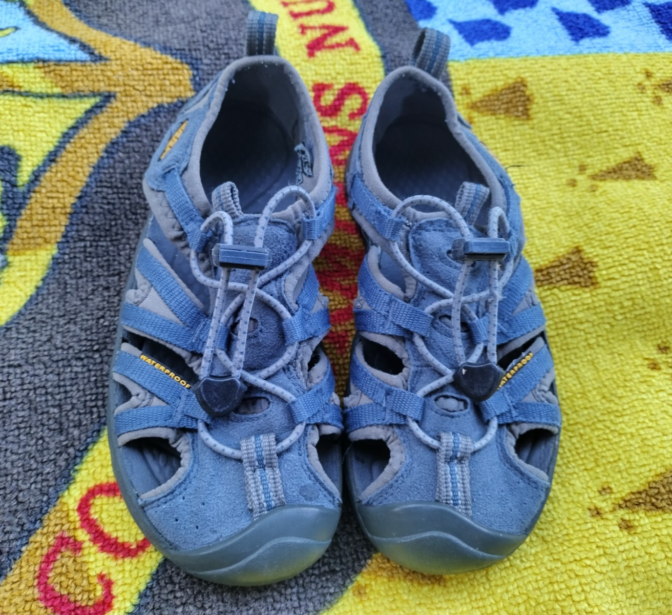 Scarpe sandali Keen KANYON sport acquatici punta chiusa bambini ragazzi taglia 1 ragazzo