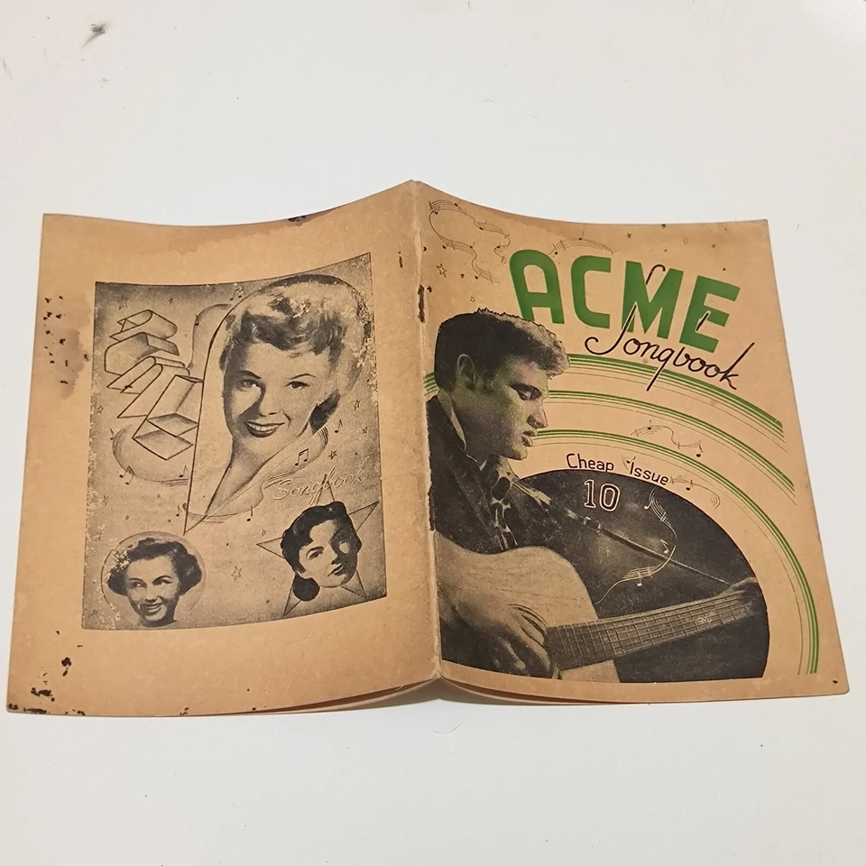 Elvis Presley on cover indonesia vintage ACME song book  - 1955RARE - Image 2 of 4