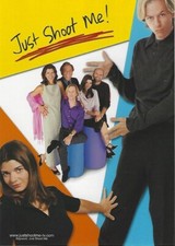 JUST SHOOT ME Postcard David Spade George Segal Laura San Giacomo Wendie Malick