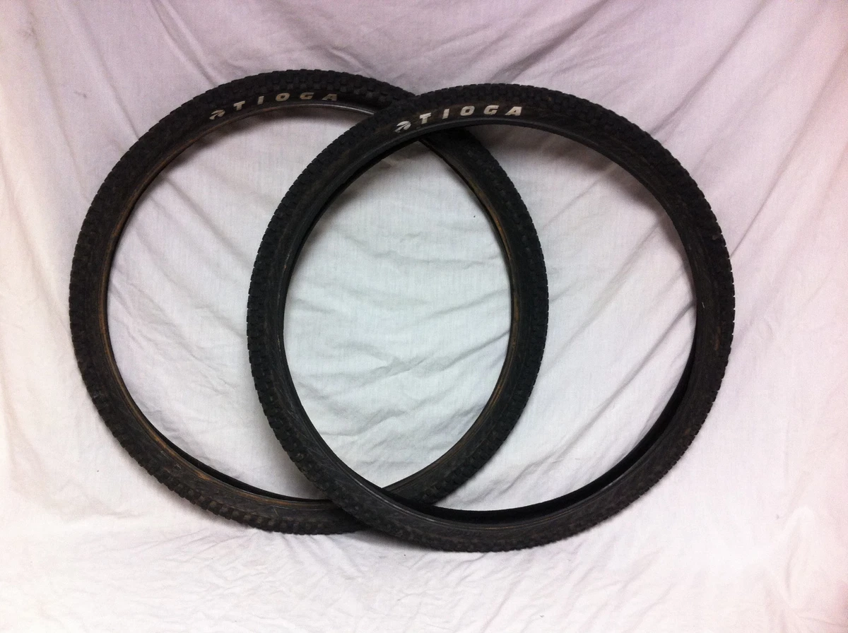 Vintage Pair 24 x 1.75 TIOGA MITSUBOSHI COMP X TIRES Old School