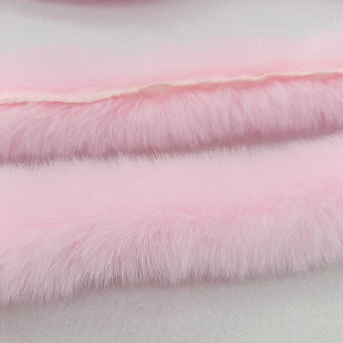 2M Multicolor Faux Rabbit Fur Strips Ribbon Edge Trim Sewing Cuffs Wide 5cm DIY - Picture 27 of 31