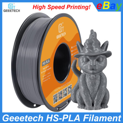 Geeetech HS-PLA 3D Printer Filament 1.75mm 1kg Gray High Speed Printing PLA
