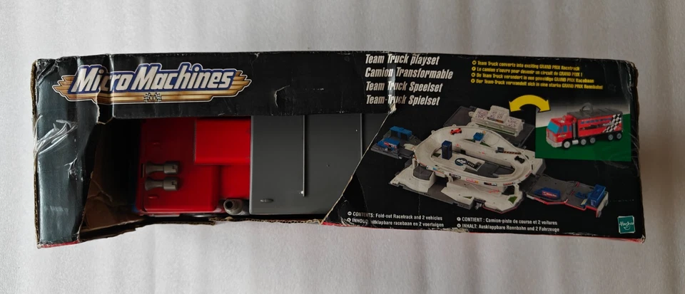 Vintage 1999 Micro Machines Team Truck Playset GRAND PRIX F1 Racetrack New RARE - Image 3 of 4