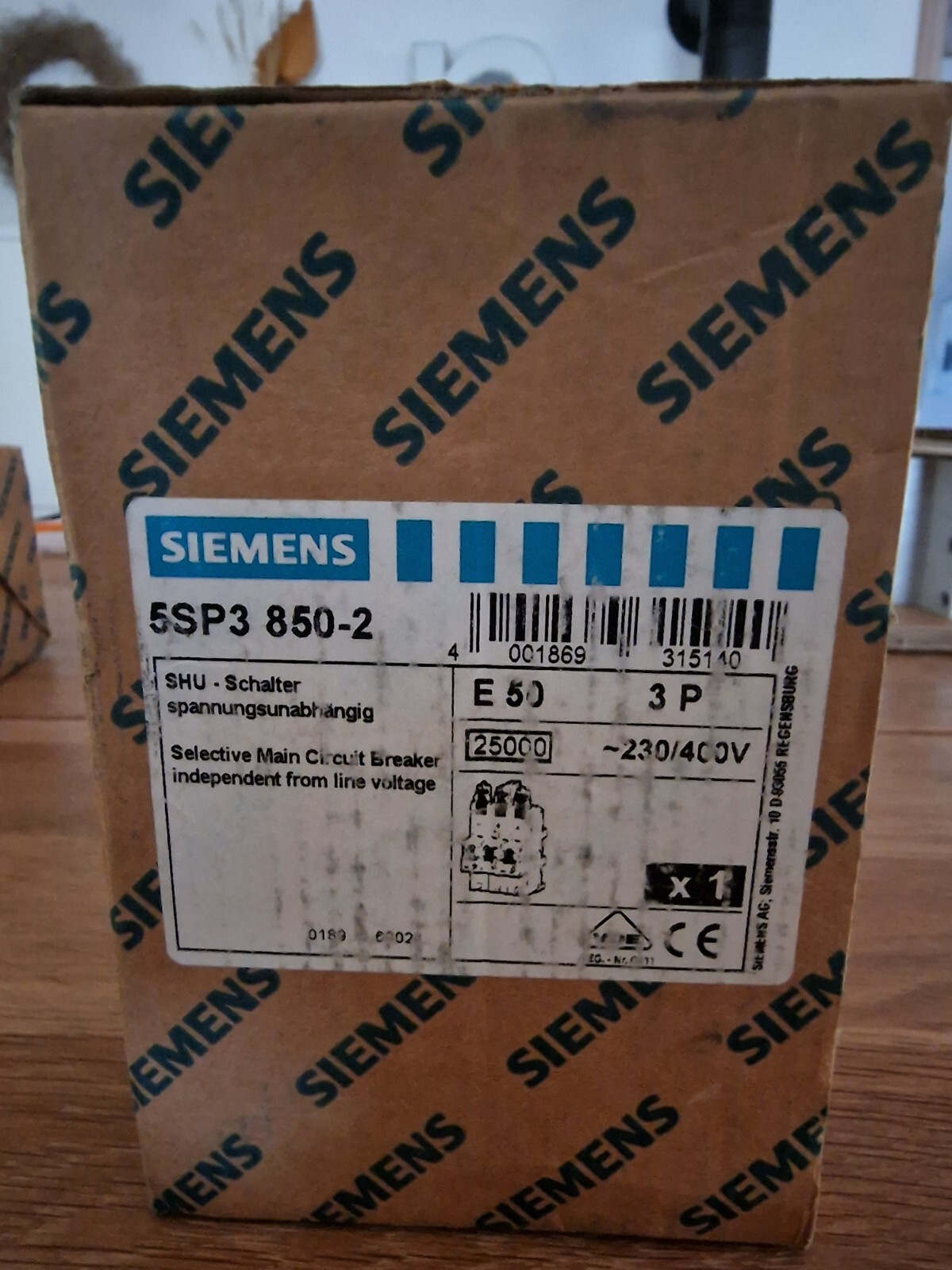 Siemens SLS- Schalter 50A 3pol. f. Sammelschiene 5SP3850-2 | eBay.de