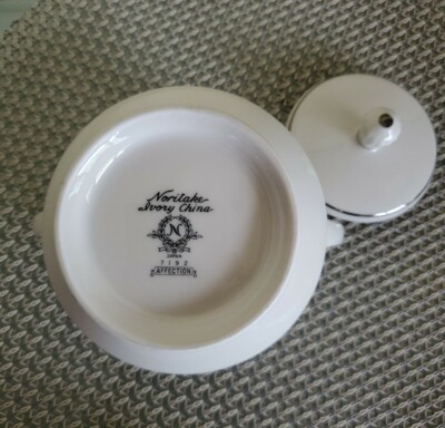 希少❗️ノリタケ　アイボリーチャイナ　AFFECTION 7192 プレート4枚 Noritake Affection Ivory China Cup & Saucer Set 7192 MINT for sale