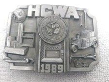VTG 1989 HESSTON HCWA UNION CORPORATION WORKERS ASSOCIATION Belt Buckle