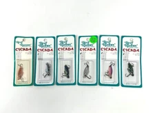 * THE REEF RUNNER * CICADA 1/8 OZ ' LOT OF 6 '- JIGGING/TROLLING/CASTING