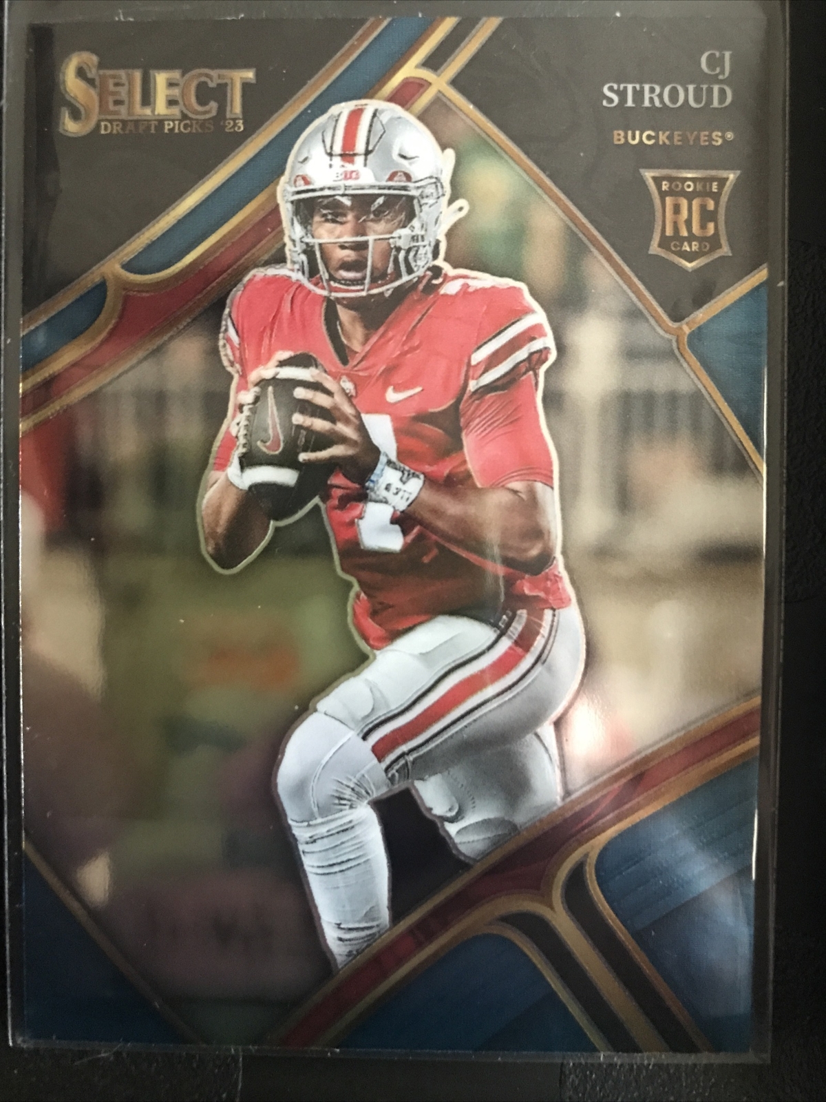 2023 Panini Select Draft Picks Field Level Blue #102 C.J. Stroud RC Texans