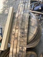 5 Pack Of Extra Skinny Oak Whiskey Barrel Stave Arts & Crafts