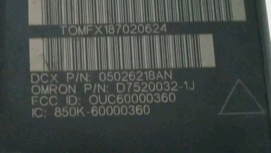 Jeep Compass 2010 interruptor de encendido, cilindro, inmovilizador descremado con llave 05026218an OEM Foto 3 de 4