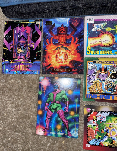 Silver Surfer & Thanos Marvel cards Variety Trading card collection foil inserts - 第 16/24 張圖片
