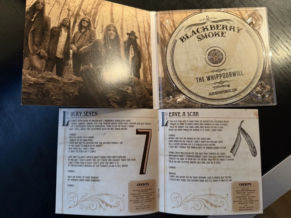 BLACKBERRY SMOKE - The Whippoorwill   (Digipak, UK, 2014)   MINT/MINT - Bild 3 von 4