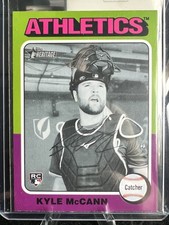 2024 Topps Heritage High #682 Kyle McCann Rookie Black White Image Variation SP