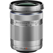 OM SYSTEM M.Zuiko Digital ED 40-150mm f/4-5.6 R Lens for Micro Four Thirds, Silv