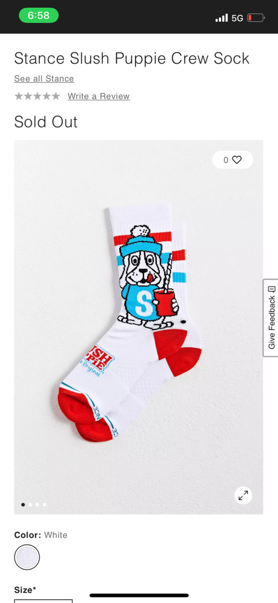STANCE Brand Slush Puppies Crew Sock