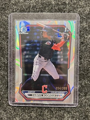 2026 Bowman 1st Chrome #BCP-118 Gabriel Rodriguez /399 Lava Refractor 