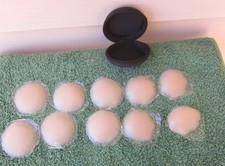 Silicone Nipple Nippies Covers Pads- 5 Pair - with Travel Case Reusable