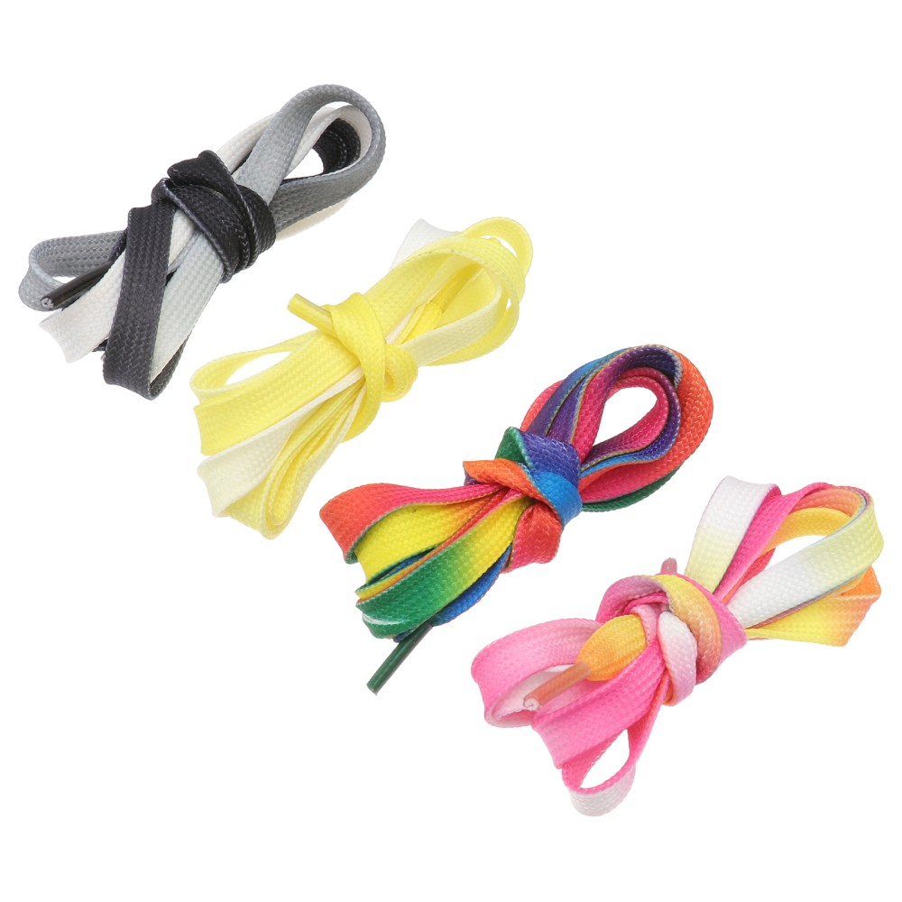 APL 4 paia di lacci con sfumatura lacci per scarpe sportive bellissime cinture per scarpe