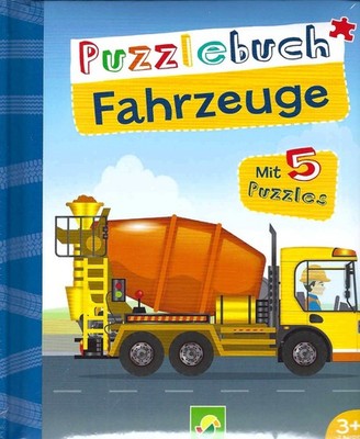 Puzzlebuch ''Fahrzeuge ''- mit 5 Puzzles-ab 3 Jahren - Neu & OVP