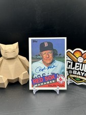 Ralph Houk Autographed Signed 1985 Topps #11 Red Sox IP Auto No COA (JDD)