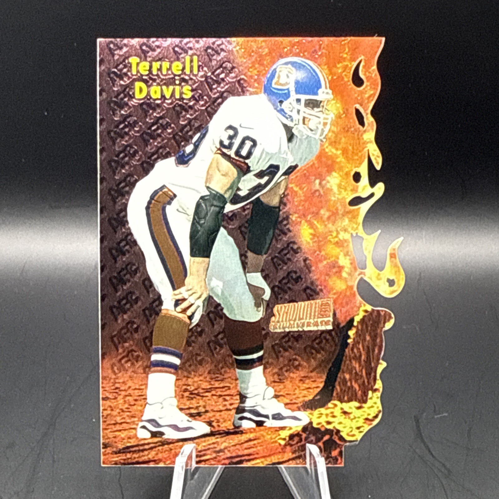 1997 Stadium Club - Triumvirate II Terrell Davis #T3A