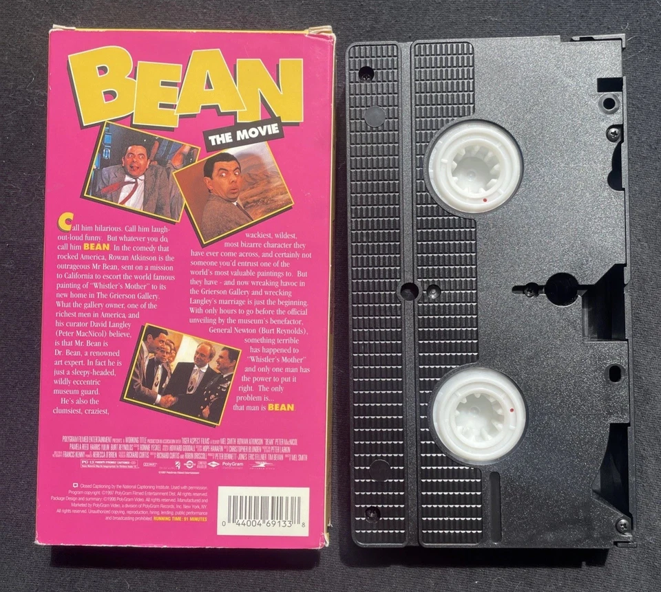 Bean [Fully Tested Rental Copy VHS, 1998, Carefully Shipped] - Image 2 of 2