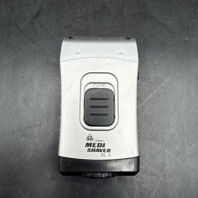 St. Loree s Medi Shaver SL-5 Silver Electric Razor Tested Working