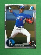 2016 Bowman Baseball 1st Bowman Chrome Prospects #BCP5 Yadier Alvarez