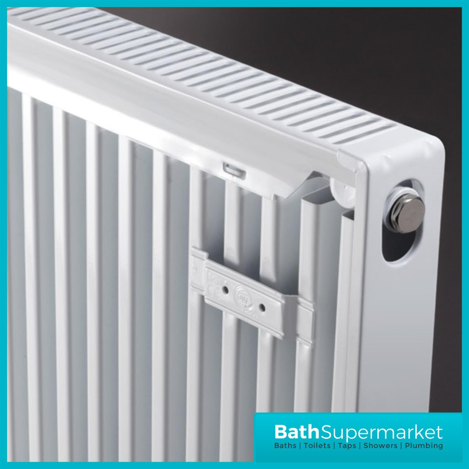 K-Rad Radiator 600mm High – Type 11 White Steel – Single Panel ...