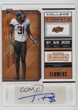 2018 Panini Contenders Draft Picks College Ticket Tre Flowers Rookie Auto RC