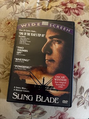 Sling Blade (DVD, 1998) Billy Bob Thornton John Ritter. NO SCRATCHES     