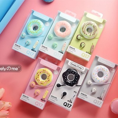 Macarons Donut Earphones Q17