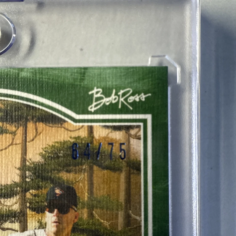 2025 Topps x Bob Ross: The Joy of Baseball Cal Ripken Jr 油漆绿色/75 — 第 2/3 张图片