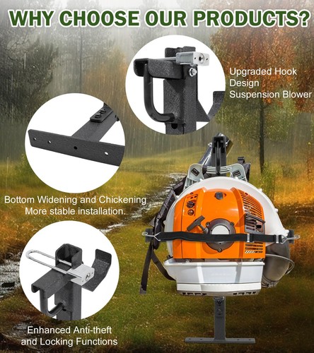 Backpack Blower Rack for Trailers Universal Storage Holder with ...