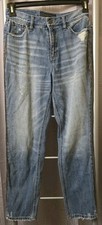 Blue Revival Size 26 Organic Denim Factory Distressed Beaded Fringe 26x27