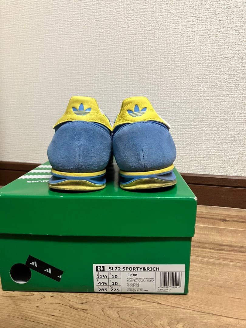 adidas Originals × Sporty & Rich SL72 Sneakers 28.5cm Narrow Fit Used thumbnail 3