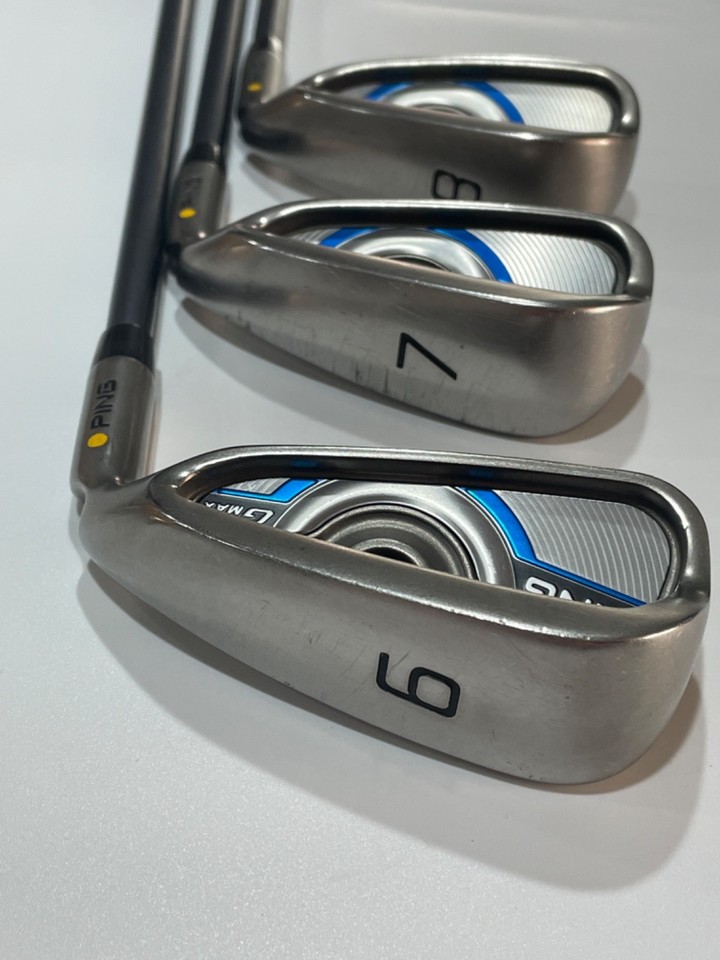 Set fer à repasser Ping GMax K1 4-PW, AW point noir régulier très bon
