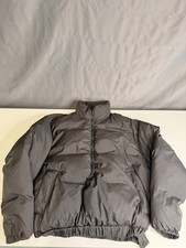 Abrigo chaqueta acolchada negra Fear Of God Essentials para hombre talla mediana